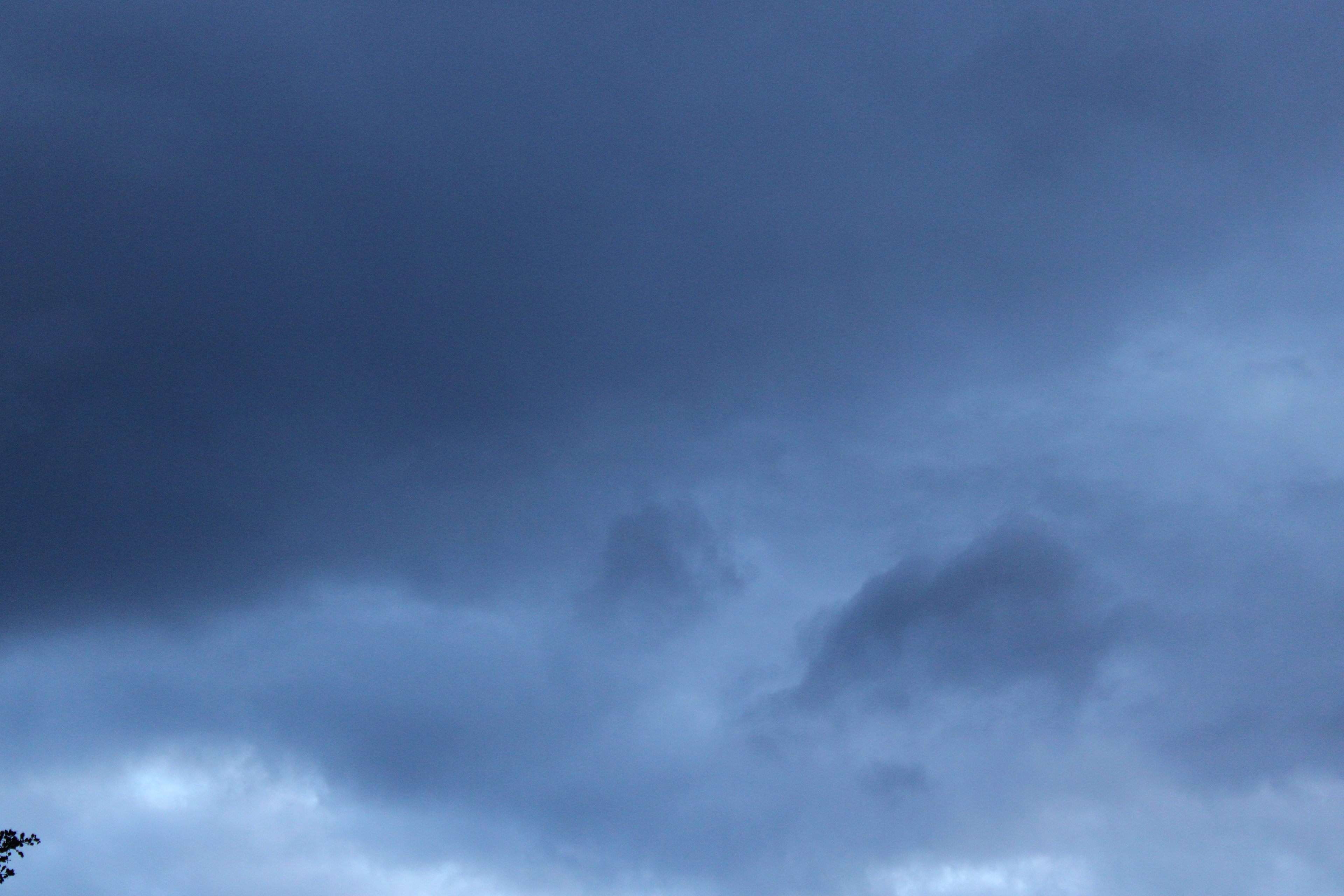 Moody dark storm clouds