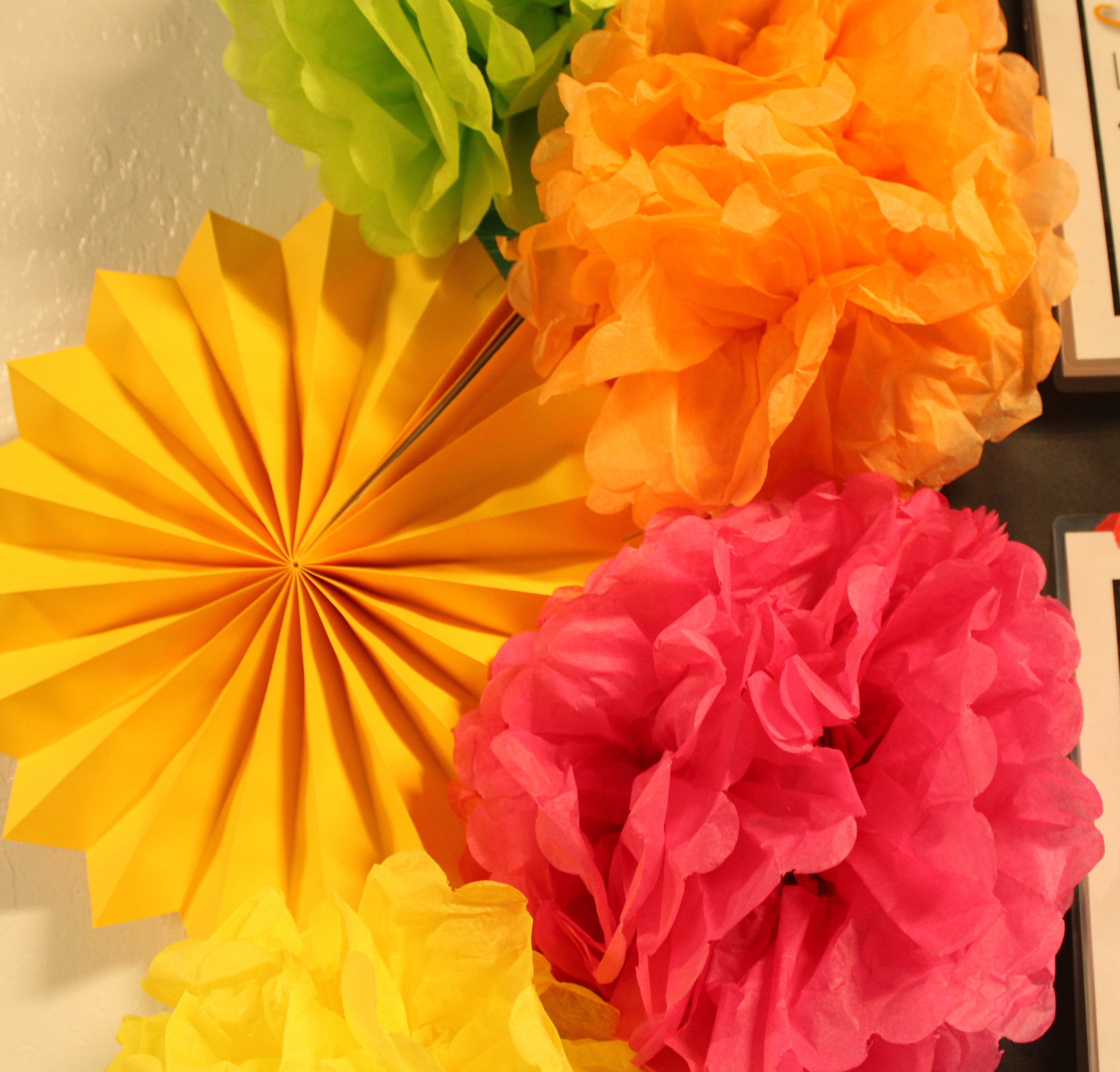 Colorful decorative flowers